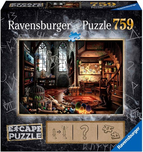 Ravensburger Escape Puzzle Drachenlabor - 759 Teile Fantasy Rätsel