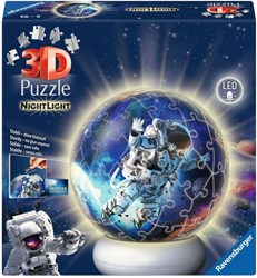 3D Puzzle NightLight Astronauts in Space
