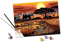 Ravensburger CreArt Schilderen op Nummer - Savannah Landscapes-3