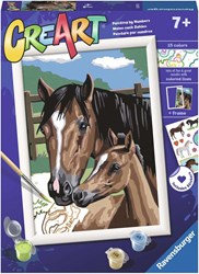 Ravensburger kit peinture par numéros - CreArt Poulains espiègles coffret peinture