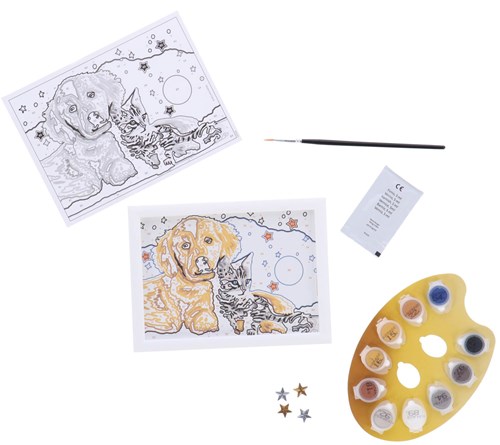 Ravensburger kit peinture par numéros - CreArt douceur étoilée-3