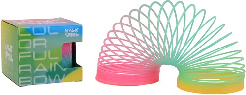 Johntoy jouet ressort Funtoy couleurs néon plastique