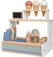 Atan Holz-Eiscreme-Spielset - kreatives Rollenspiel für Kinder-2