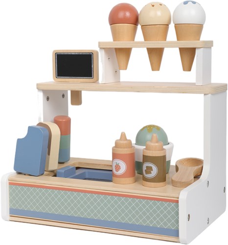 Atan Holz-Eiscreme-Spielset - kreatives Rollenspiel für Kinder-2