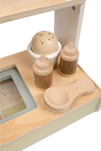 Atan Holz-Eiscreme-Spielset - kreatives Rollenspiel für Kinder-3