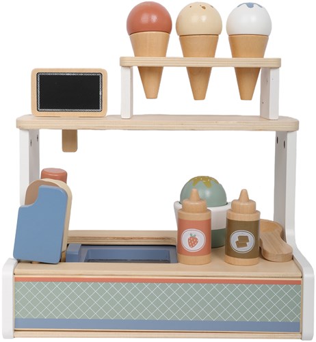 Atan Holz-Eiscreme-Spielset - kreatives Rollenspiel für Kinder