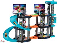 Toi-Toys Parkhaus Spielzeug mit Aufzug und Autos - Turbo Racers-2
