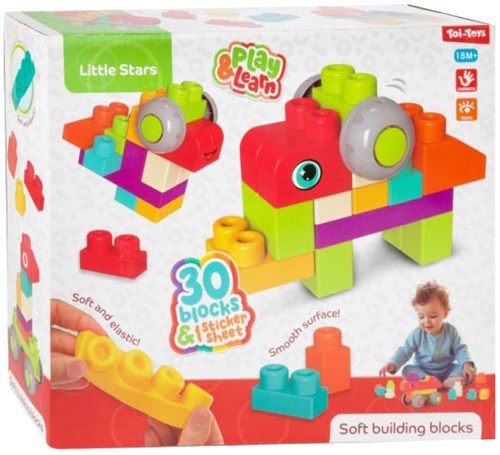 Toi-Toys Bausteine Little Stars Soft - 30 Stück - weiche Blöcke
