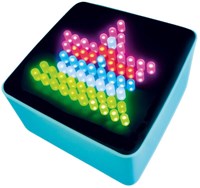 Toi-Toys Kunstwürfel Spielzeug Pin It mit Licht und bunten Stiften-2