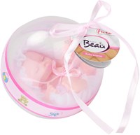 Babypuppe Spielzeug Baby Beau in Ball 12cm rosa blau Mädchen