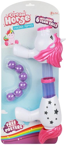 Einhorn Abschusspistole Dream Horse mit Schaumstoffbällen Spielzeug
