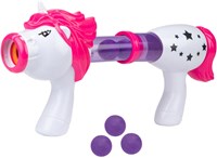 Einhorn Abschusspistole Dream Horse mit Schaumstoffbällen Spielzeug-2