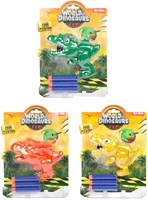 Toi-Toys Dino Spielzeug Pistole mit Pfeilen - Mini Foam Schießspiel