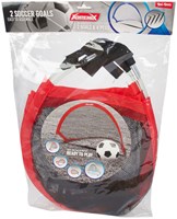 But de football pop-up pour enfants - set de 2 avec piquets