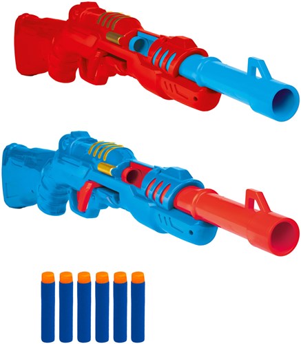 Toi-Toys Schaumstoff Spielzeugpistole mit 6 Schaumstoffpfeilen für Kinder-2