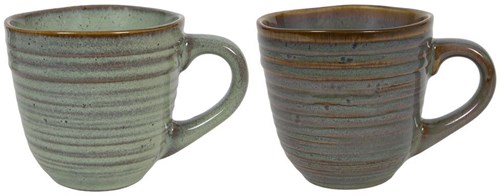 Koffiemok met oor Ø9,7x9cm 380ml 6st