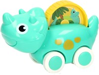 Voiture dinosaure jouet pour tout-petits 11cm vert mer jaune-3