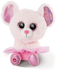 Nici Kuscheltier Glubschis Ballerina Maus Yammy 15 cm Plüsch Rosa