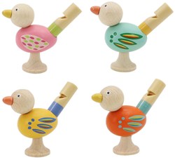 Playwood Holz-Vogelpfeife Spielzeug für Kinder mehrfarbig
