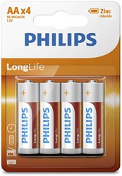 Piles AA Philips - 4 pièces alcalines penlite pour jouets