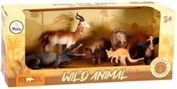 KiddyGo Wildtier Spielset Kunststoff 6-teilig bunt Spielzeug