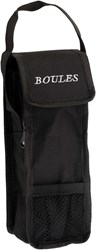HOT Sports + Toys sacoche de boules noire pour 3 boules - sac de transport solide