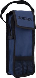 HOT Sports + Toys Boule-Tasche blau für 3 Kugeln aus Nylon