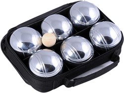 HOT Sports + Toys Jeu de Boules 6 bals nylon tas 2x3 720gr