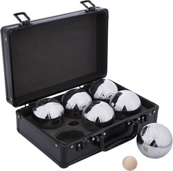 HOT Sports + Toys Boule Set Aluminium Koffer 6 Kugeln 720g