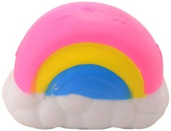 Johntoy squishy arc-en-ciel licorne jouet balle anti-stress paillettes