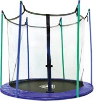 Jumpline Trampolin Sicherheitsnetz 305 cm rund schwarz für sicheres Spielen