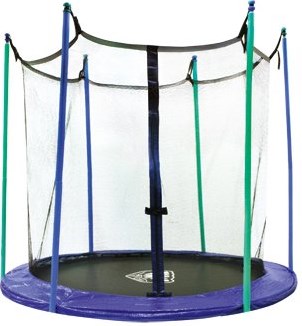 Jumpline Trampolin Sicherheitsnetz 305 cm rund schwarz für sicheres Spielen