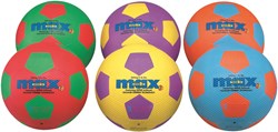 Spordas set de 6 ballons de football Max taille 4 - adhérence et contrôle