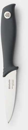 Brabantia Schälmesser Küchenmesser Tasty+ dunkelgrau ergonomisch Stahl