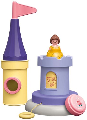 Playmobil Disney coffret de jeu tour de Belle avec mélodie - jouet durable-2