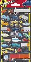 Totum autocollants véhicules planche - voiture camion bus enfants-2