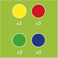 Hubelino Kugeln Kunststoff Set - 12 Stück Kugelbahn Spielzeug-3