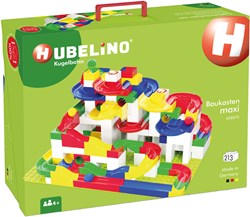 Hubelino circuit à billes maxi coffret de construction - 213 pièces - jouet créatif