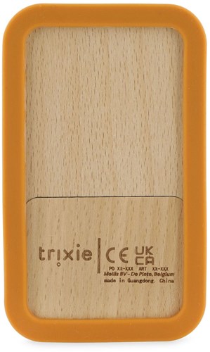 Trixie téléphone bébé en bois avec silicone - jouet sensoriel Mr. Fox-2