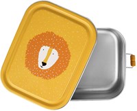 Trixie Brotdose Lunchbox Mr. Lion - Edelstahl - Gelb - Kinder - BPA-frei-2