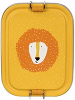 Trixie Brotdose Lunchbox Mr. Lion - Edelstahl - Gelb - Kinder - BPA-frei-3