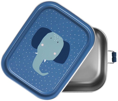 Trixie Lunchbox Kinder klein Edelstahl Mrs. Elephant Brotdose Schule-2