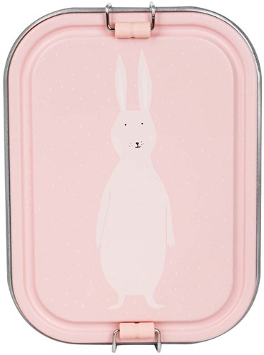 Trixie Lunchbox groß - Edelstahl Brotdose für Kinder Mrs. Rabbit-3