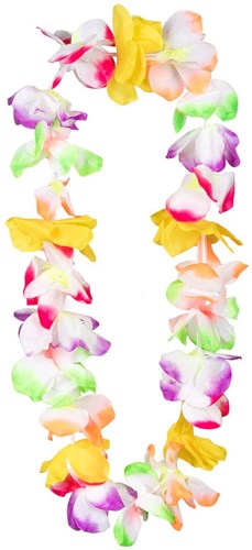 Boland Hawaii-Set Blumenkranz Accessoire-Set Erwachsene Unisex Party-2