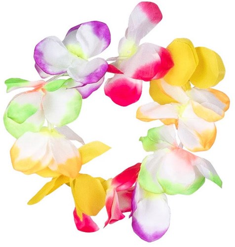 Boland Hawaii-Set Blumenkranz Accessoire-Set Erwachsene Unisex Party-3