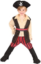 Boland - Déguisement enfant Pirate Rocco 3-4 ans - Costume de pirate