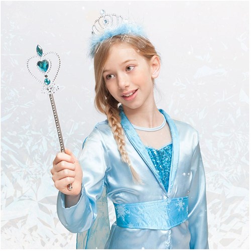 Boland Zauberstab blau Prinzessin Fee Accessoire für Kinder-3