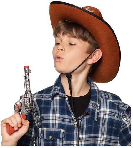 Boland Spielzeugpistole Sheriff - Cowboy Revolver - Karneval Party-3