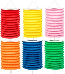 Twisk 12 Zuglaternen 16 cm 6 unifarben 42033
