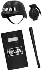 Boland SWAT Polizei Spielzeugset - Kinder - Verkleidungszubehör - Polizei